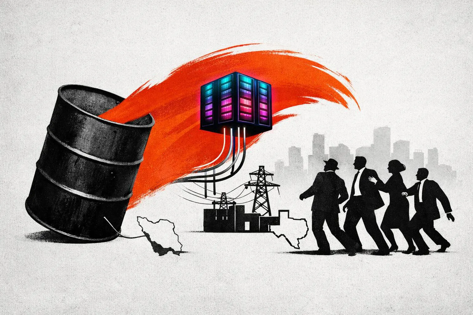 Oil’s Jump Dragged US Stocks Lower, Even As AI Deals Rolled On